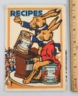 Early Vintage Brer Rabbit Molasses Recipes Brochure Pamphlet Trifold Bunny Cover