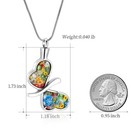 Cremation Jewelry For Ashes - Memorial Keepsake For Beloved s Ashes Urn Penda   