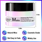  Interference Mica Powder  1 06oz  30g Chrome Powder  Pearlescent Snow White