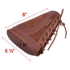 Leather Cheek Riser Rifle shotgun Buttstock Gun Recoil Pad For Ambidextrous