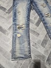 New Men s Rock Revival Tate Straight Jeans Acid Wash Size 33x31 Comfort Stretch