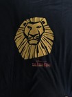 Disney The Lion King The Broadway Musical Shirt Black Graphic Tee Logo Size Xxl