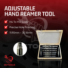 New Adjustable Hand Reamers 9 Pcs Set A- I H4- H12 15 32  To 1 3 16  Hss Usa