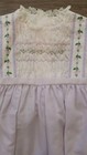 Vintage Polly Flinders Hand Smocked Dress Size 9 Mths Lilac Easter Spring Summer