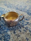 Vintage Oneida Community 609 Silverplate Creamer And Sugar Bowl Set Patina