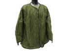Vintage Used Usgi Military Fishtail Parka Liner Od Green Quilted Insert Medium