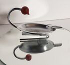 Vintage 1930s Art Deco Chase Chrome   Bakelite Bird Ashtray Walter Von Nessen