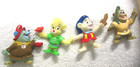 2  ad 4 Lot 1991 Disney Gummi Bear Kelloggs Cereal Premium Pvc Figures New Vtg