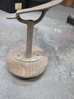 Antique Unbranded Cast Iron Cobbler Shoe Stand   Footrest