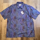 Vtg 80s 90s Shirt Cotton Club Miami Vice Fresh Prince All Over Print Nos Mens Xl