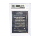 Ousmane Dembele Signed 2025 Topps Now Ballon D or  1 Winner Gold Sig - Bgs Auth