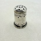Vintage Sterling Silver Thimble Sewing Collectible Rope Border Accessory