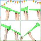 2 Pcs Stadium Horn For Adult  21 Inch Vuvuzela Plastic Collapsible Cheering T   