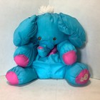 Vintage Fisher Price Puffalump Blue Elephant Plush 19  Tall