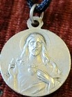 Immaculate Mary Vintage   New Medal Catholic France Karo A  Penin Sacred Heart 