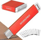 Workpro 12pack Box Cutter Retractable Utility Knife Edge Razor Blade Blue red Us