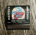 Vintage Feature Matchbook Pappas Restaurant Long Island Nyc Old Full