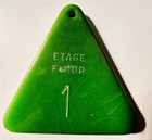 Paris Le Grand Hotel Paris France Etage Floor 1 Green Chunky Hotel Room Key Fob
