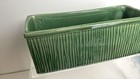 Vintage Mccoy Planter Green Grass Mcm Embossed Rectangle Pottery Usa 8 5   lx3   w