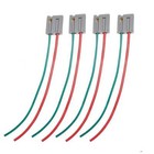 4 Pcs Hei Distributor Pigtail Harness Dual Connectors Power   Tach Plug 170072