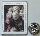 Usps Stamp Pin 2017 forever  Garden Flowers  Colorful Soft Enamel Lapel Pin 