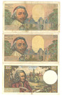 France 1960  1962   1963 10 Franc Banknotes