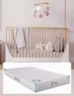 Memory Foam Crib Mattress Breathable Dual Sided Toddler Mattress Waterproof
