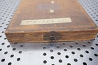 Vintage Kingsley Gold Stamping Machine  Letters W  Original Wooden Box  2