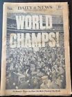 New York Mets World Series Champs New York Daily Newspaper October 17 1969 Used