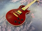 Hot Sale Lp Red Electric Guitar Maple Fingerboard Gold Hardware Fast Ship