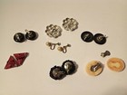 Lot Of 7 Vintage Clip On Earrings 