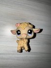 Littlest Pet Shop Lps  1003 Yellow Sheep Blue Eyes Rare Authentic