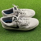 Nike Sb Check Solarsoft Canvas Premium Wolf Grey Sneakers Sz 12