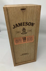 Jameson 18 Year Irish Whiskey Empty Wood Presentation Box Display Case