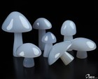 Unique 6 8  Blue Chalcedony Crystal Mushroom Sculpture