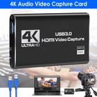 1pac 4k Audio Video Capture Card Usb 3 0 Hdmi Video Capture Device Full Hd