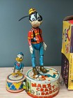 Louis Marx-donald Duet With Goofy  Litho Tinplate  Boxed Superb Condition-1940   s