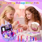 Kids Makeup Kit For Girl Washable Makeup Set For Little Girls  Cosmetic Bag
