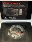 2024 1 Oz  999 Silver Samoa War Is Here Alien In Black Rhodium Plated Coin Sick 