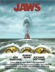 1975 Jaws Movie Poster print Martin Brody Quint Great White Shark         