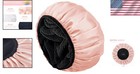 Luxurious Satin Shower Cap For Women - Triple Layer Waterproof Design