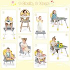 8 In 1 Baby High Chair  Convertible Highchair For Babies And Toddlers table
