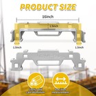 Gemlord 2 Pcs 16 Inch Cast Aluminum Framing Stud Layout Tool Bnewkj-02