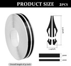 2pcs Pinstripe Tape Decorations  Universal Vinyl Pinstripe Tape For Body Emblems
