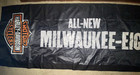 Harley Davidson Mc All-new Milwaukee-eight Engine Huge Feather Banner flag