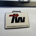Providence Worcester Railroad Company Watch Fob New Leather Strap Free Shipping