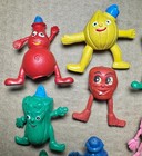 Lot Of Vintage  munch Bunch  Gumball Vending Machine Toys Pencil Toppers Figures