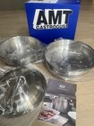 Amt Sharp 316ti Titanium Stainless Steel 5-ply Party Wok Pan With Lid Induction