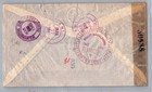 Peru 1945 Postal Censored Reg Airmail Cover Mult Franking Addr Usa   Postmark
