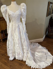 Vintage 80s White Wedding Gown Royal Cathedral Westminster Princess Diana S
